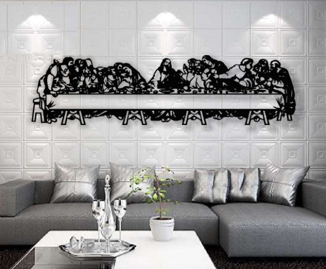 Decor perete Personalizabil Cina Cea de Taina din lemn