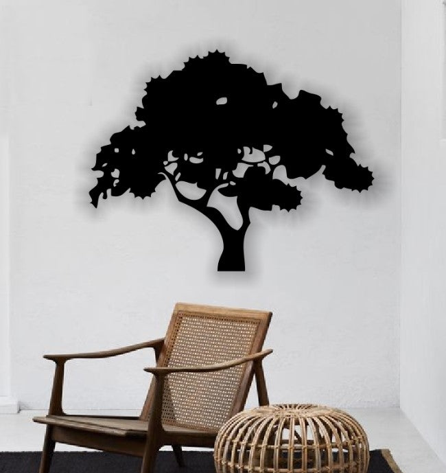 Decor perete Personalizabil Copac Coroana Mare HHH143 din lemn