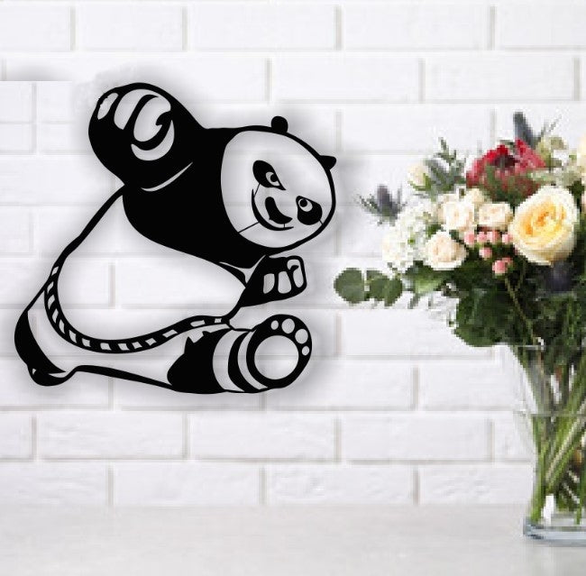 Decor perete Personalizabil Kung fu Panda HHH103 din lemn