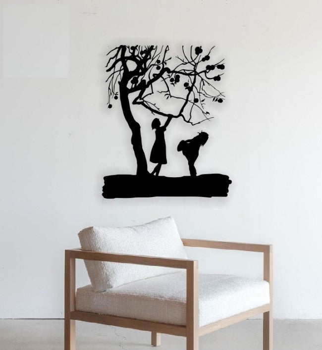 Decor perete Personalizabil La Cules de Fructe HHH122 din lemn