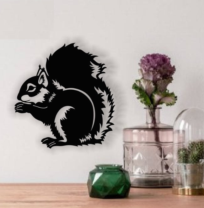Decor perete Personalizabil Veverita HHH197 din lemn