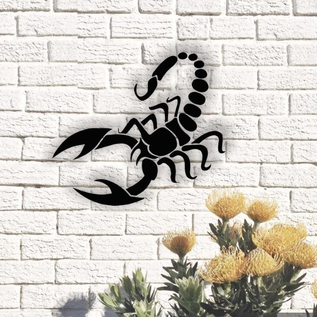 Decor perete Personalizabil zodia Scorpion HHH219 din lemn