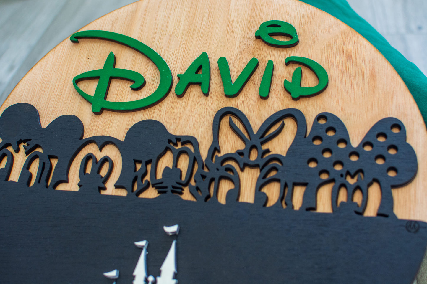 Decor Personalizabil, HandyHands, cu Nume din lemn Disney 36 cm