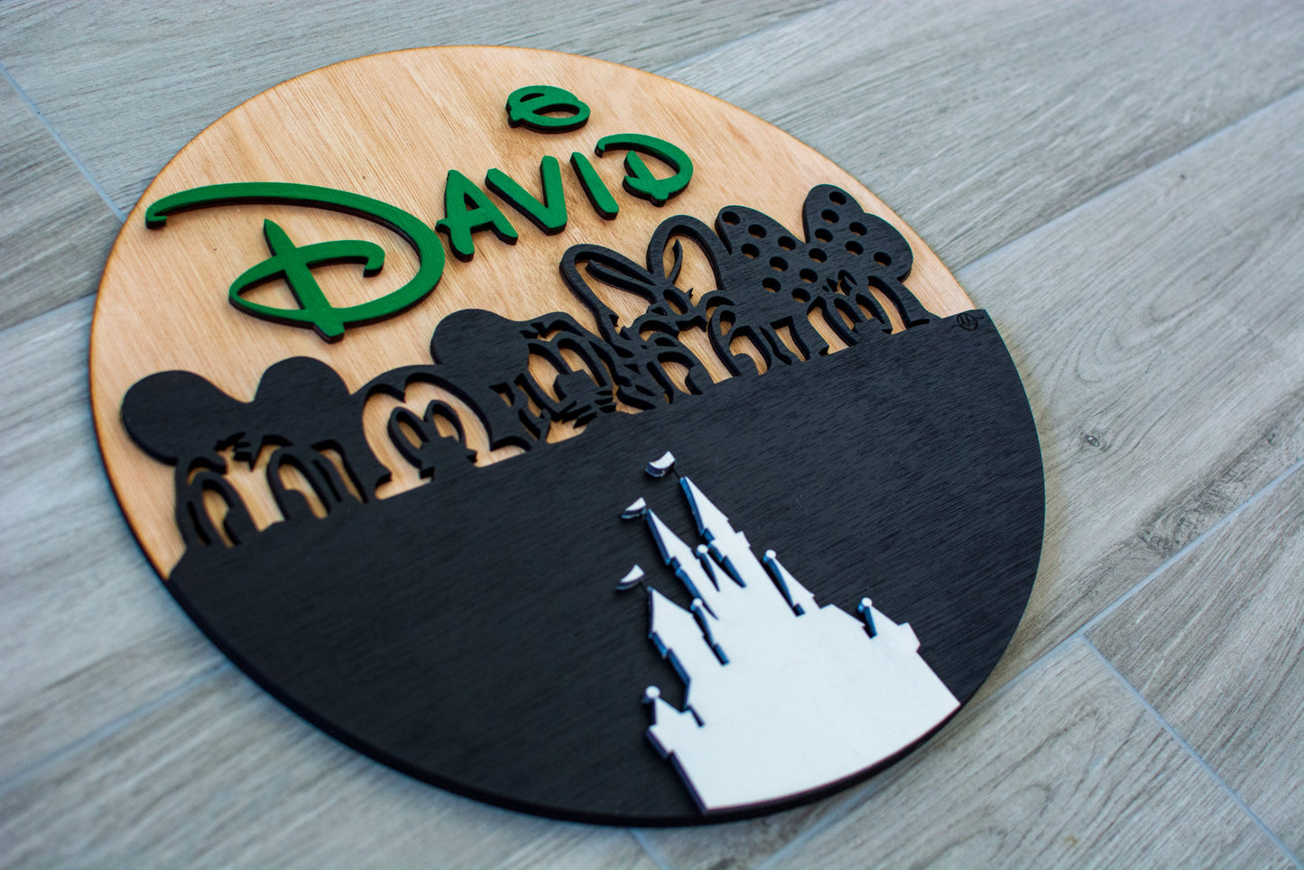 Decor Personalizabil, HandyHands, cu Nume din lemn Disney 36 cm