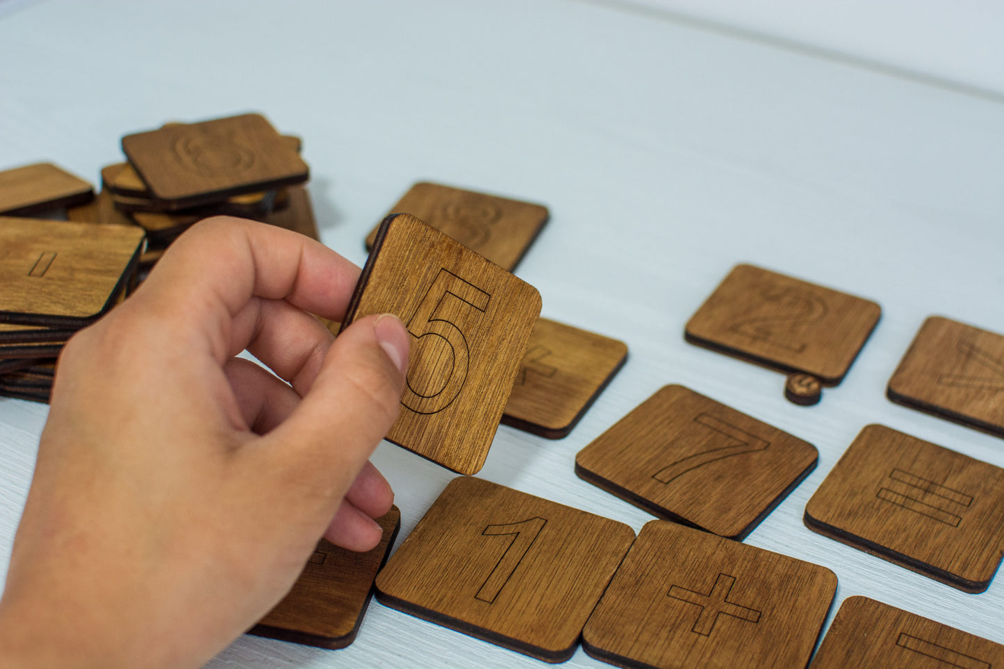 Joc Personalizabil, HandyHands, educativ Montessori Calcule Matematice