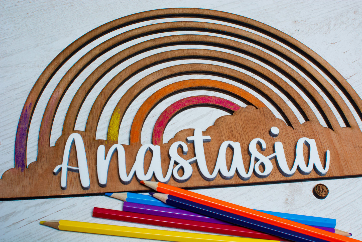 Joc Personalizabil, HandyHands, educativ Montessori Curcubeu de crosetat sau desenat personalizat