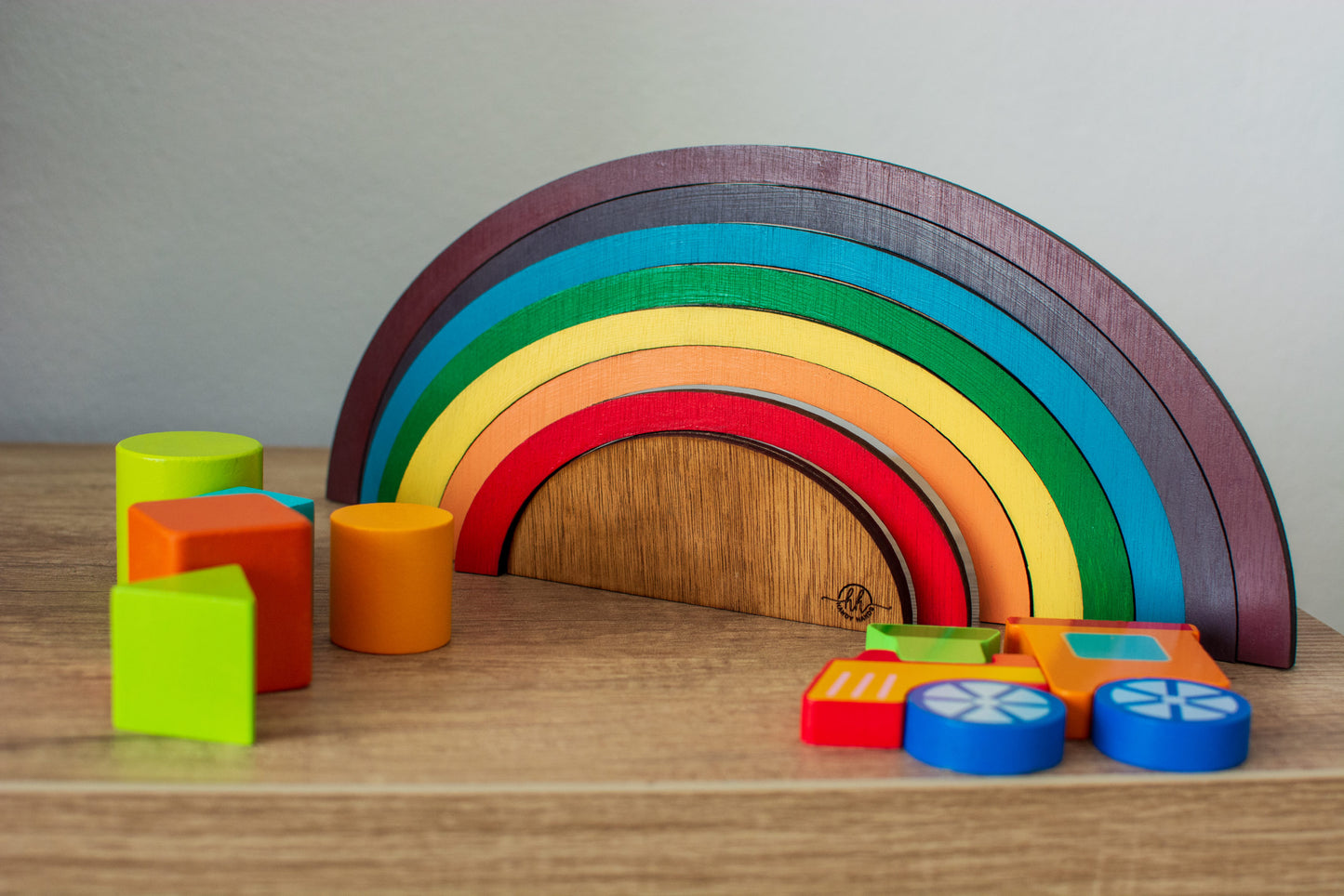 Joc Personalizabil, HandyHands, educativ Montessori Curcubeu
