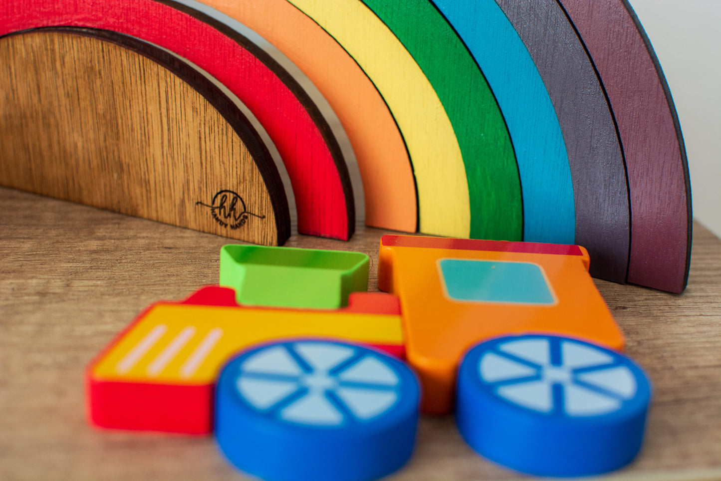 Joc Personalizabil, HandyHands, educativ Montessori Curcubeu