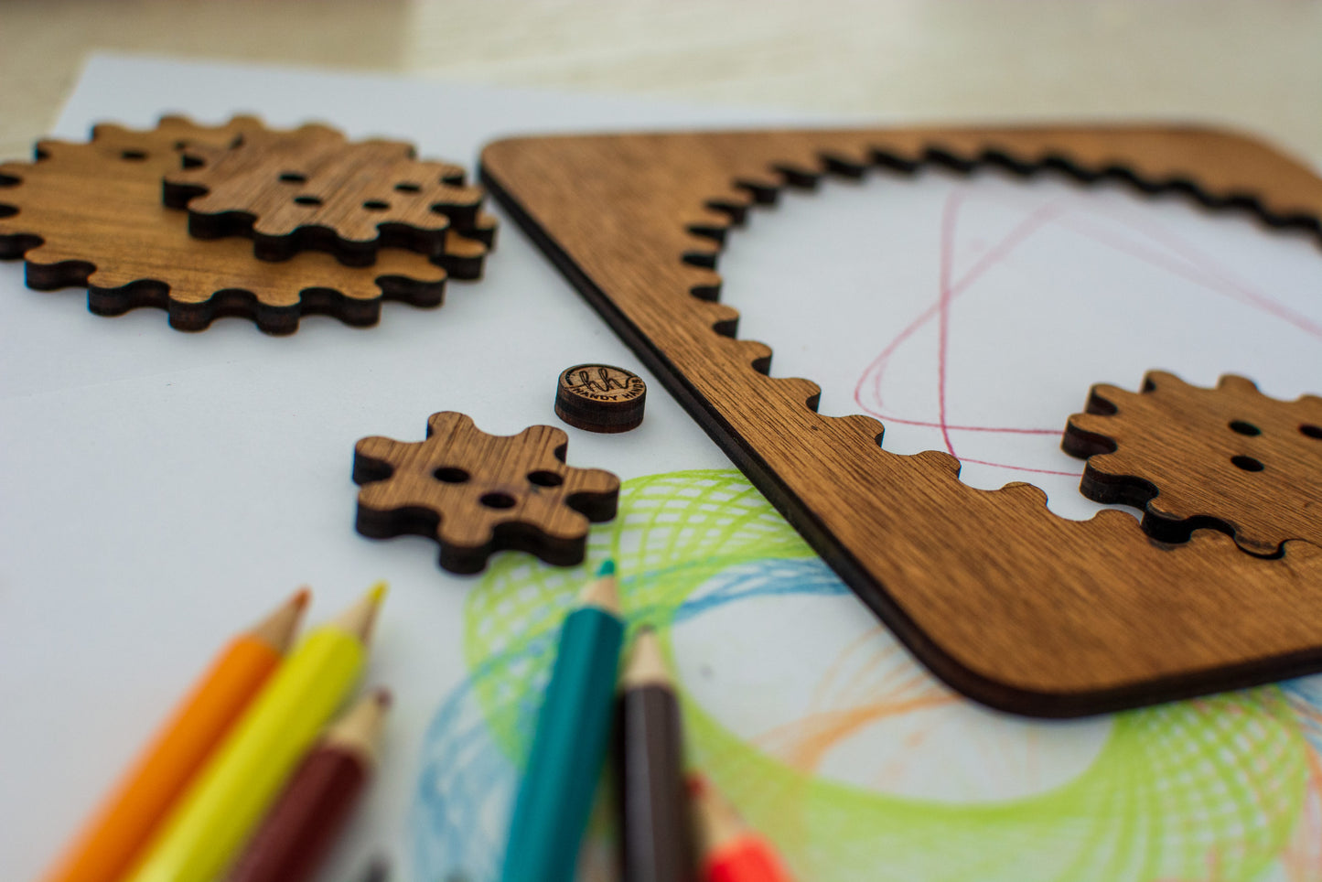 Joc Personalizabil, HandyHands, educativ Montessori Rotite Desen