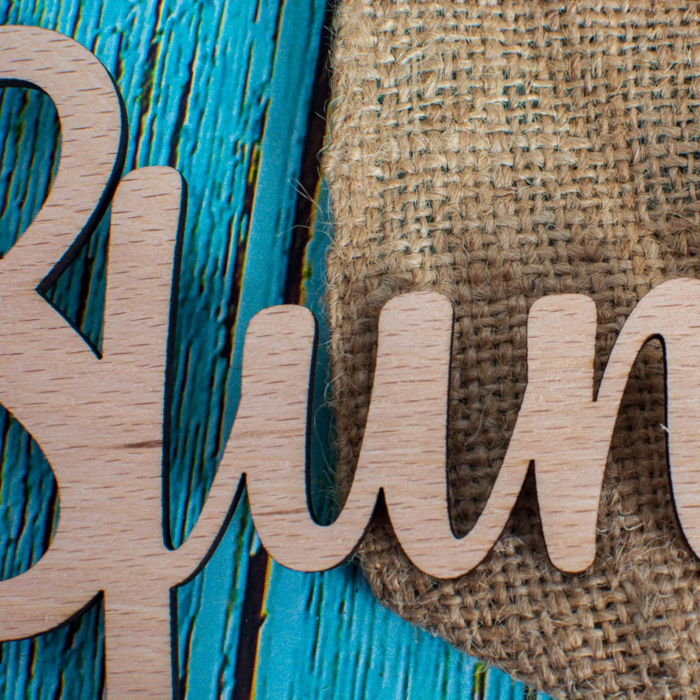 Topper Aniversare Personalizat HH1573 din lemn 18 luni 15x13 cm