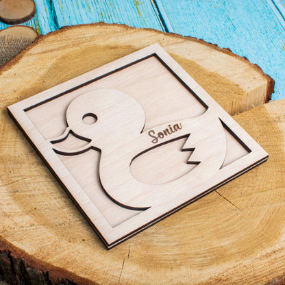 Decor Personalizat Rata Blank HH1613 din lemn pentru Licheni
