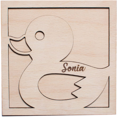 Decor Personalizat Rata Blank HH1613 din lemn pentru Licheni