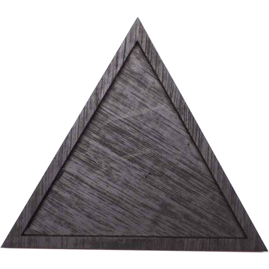 Decor Forma Triunghi Blank HH1512 din lemn pentru Licheni