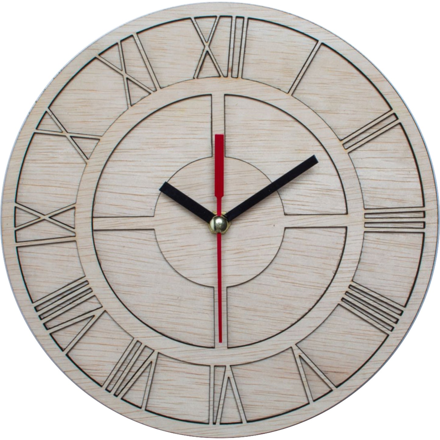 Ceas de Perete Personalizat Blank HH1508 din lemn pentru Licheni