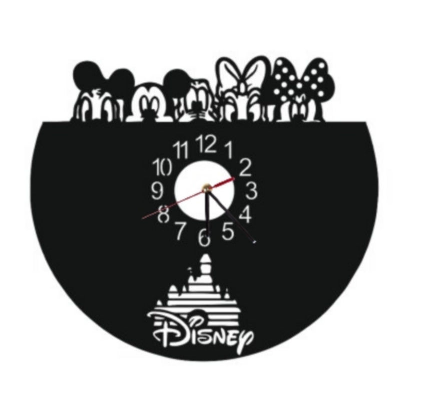 Ceas Personalizabil de lemn decorativ Disney