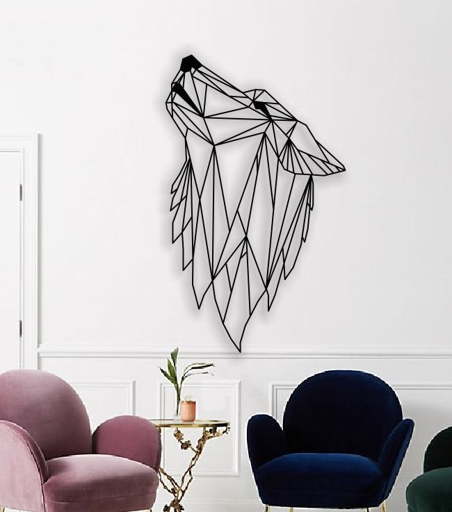 Decor Personalizabil Geometric perete Lup din lemn