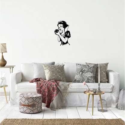 Decor perete Alba ca Zapada HH753 din lemn