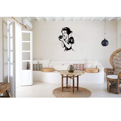 Decor perete Alba ca Zapada HH753 din lemn