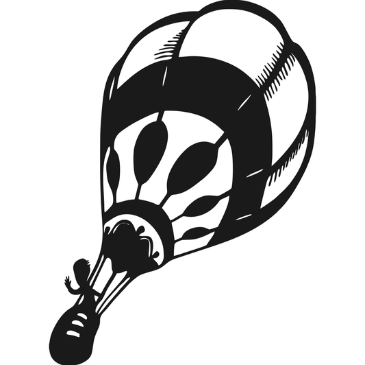 Decor perete Balon Gonflabil HH773 din lemn