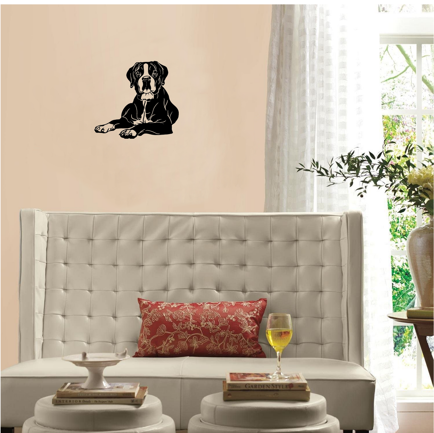 Decor perete Catel Boxer HH699 din lemn