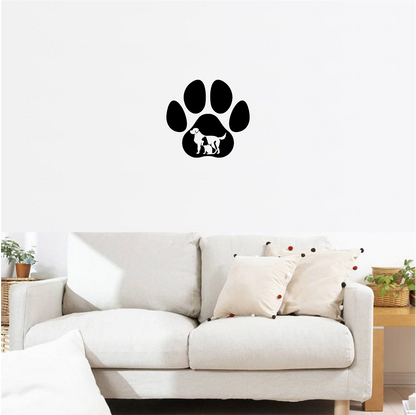 Decor perete Catel si Pisica HH693 din lemn