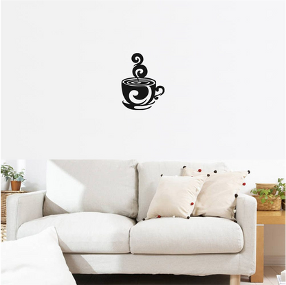 Decor perete Ceasca cu Cafea HH779 din lemn