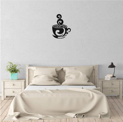 Decor perete Ceasca cu Cafea HH779 din lemn