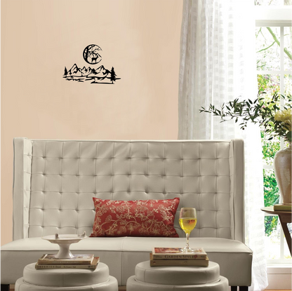 Decor perete Cerb si Priveliste Montana HH733 din lemn