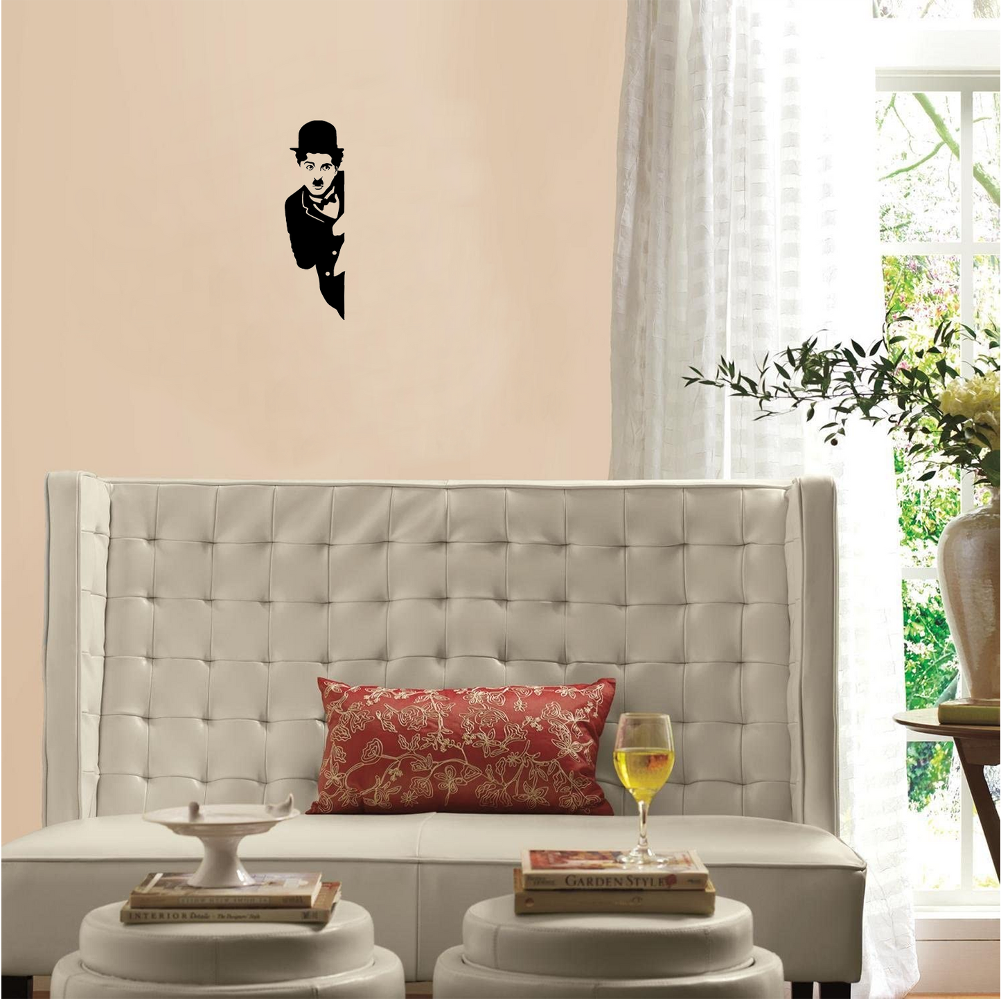 Decor perete Charlie Chaplin HH764 din lemn