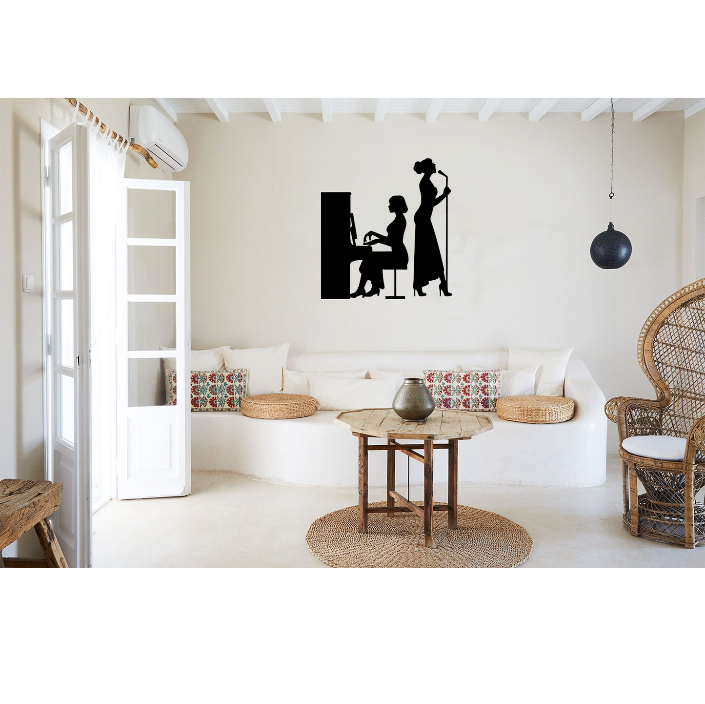 Decor perete Concert Pian HH697 din lemn