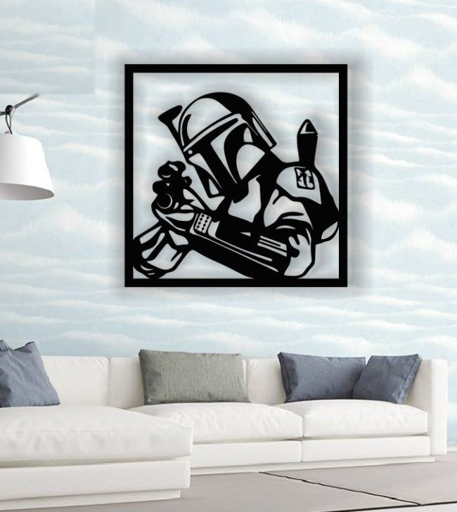 Decor perete Personalizabil Dark Vador Star War HHH308 din lemn