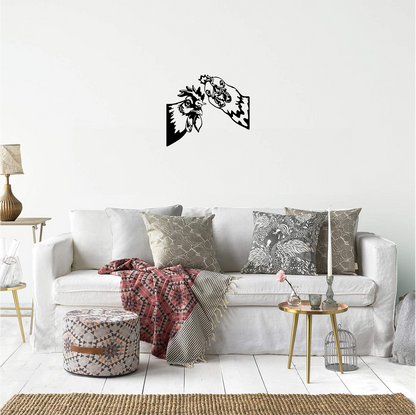 Decor perete Gaina si Cocos HH752 din lemn