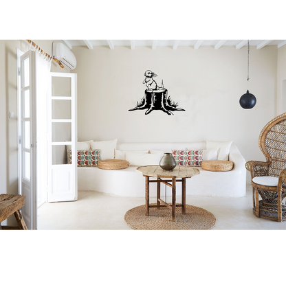 Decor perete Iepure HH723 din lemn