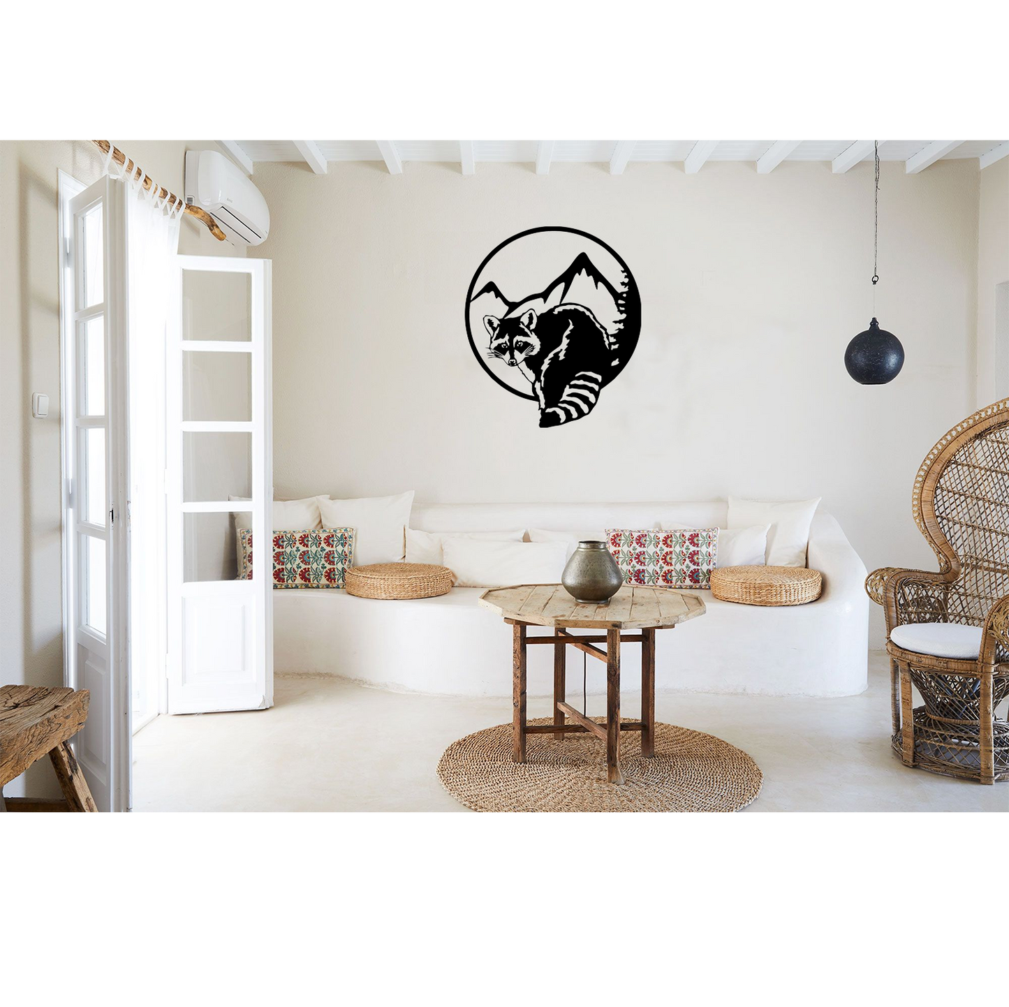 Decor perete Raton HH724 din lemn