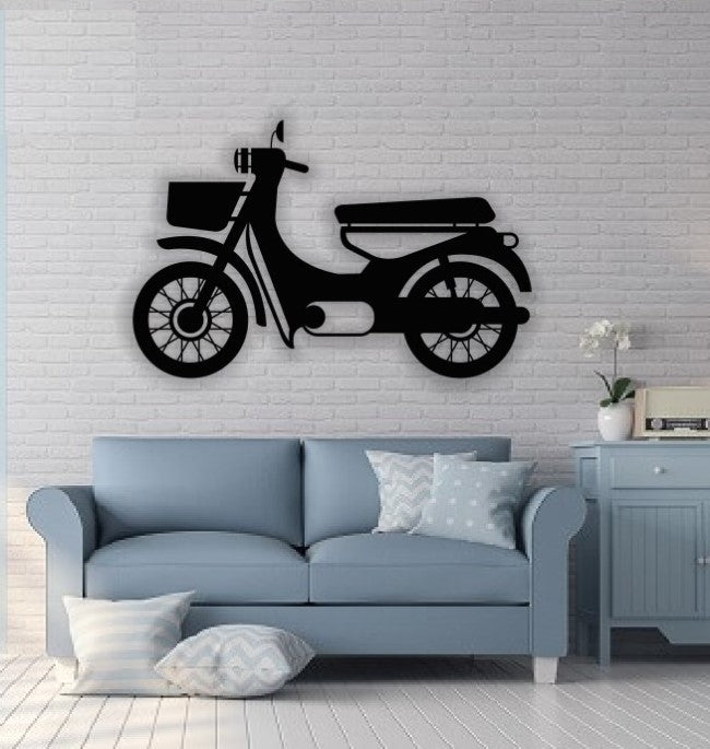 Decor perete Personalizabil Scuter HHH393 din lemn