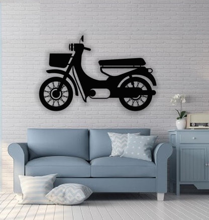 Decor perete Personalizabil Scuter HHH393 din lemn