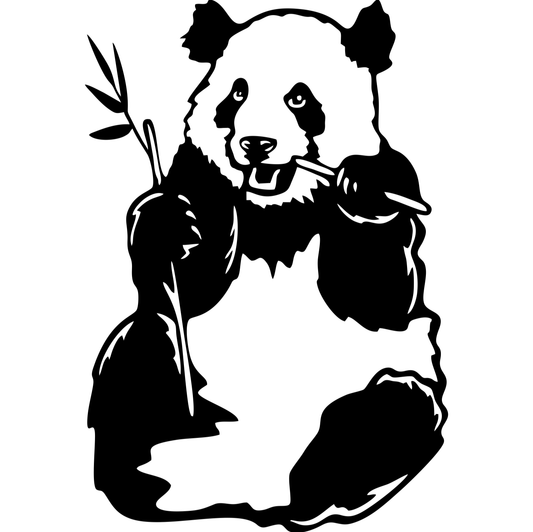 Decor perete Urs Panda HH725 din lemn