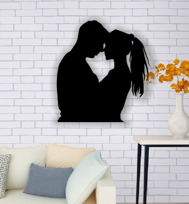 Decor perete Personalizabil Cuplu Indragostiti HHH136 din lemn