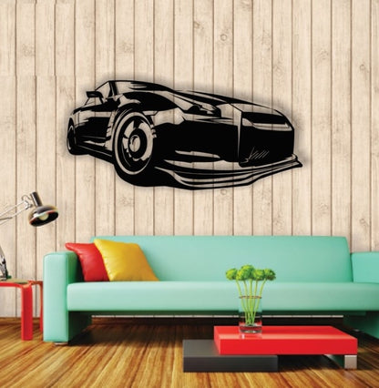 Decor perete Personalizabil nissan GTR din lemn