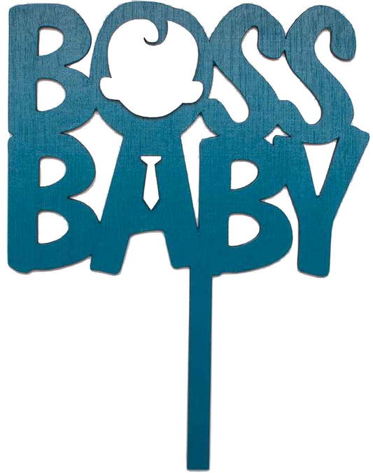 Topper Botez HH829 Boss Baby Personalizat din lemn