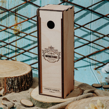 Cutie de Vin din lemn HH985 Personalizata 32x10 cm